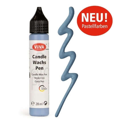 Viva Decor Pastel in een 28 ml pen, ideaal voor creatieve projecten en het decoreren van kaarsen.