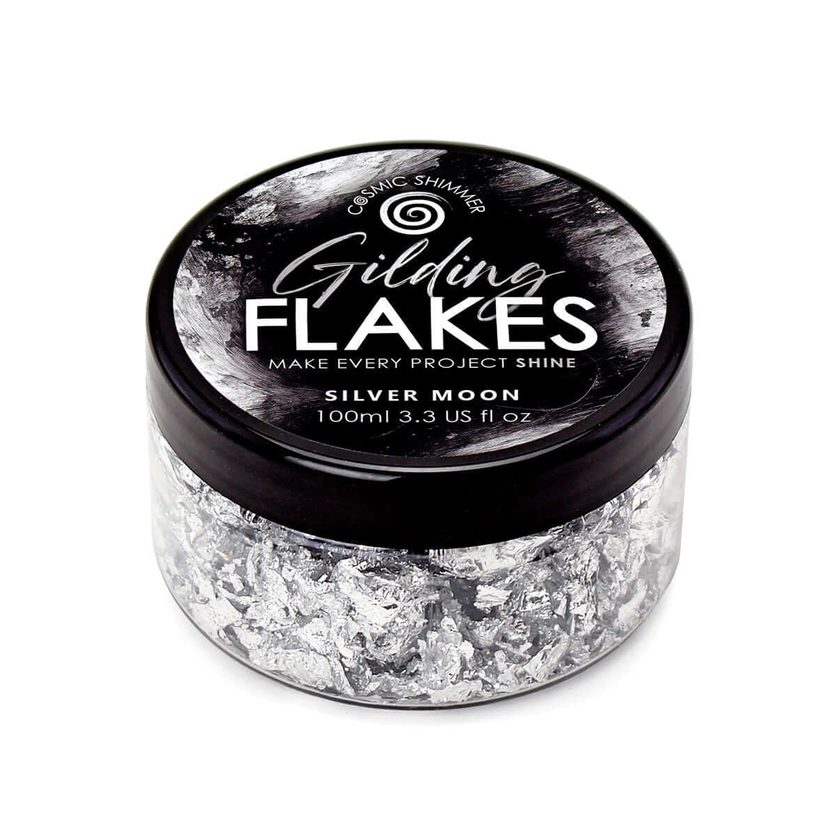 Cosmic Shimmer Gilding Flakes Silver Moon 