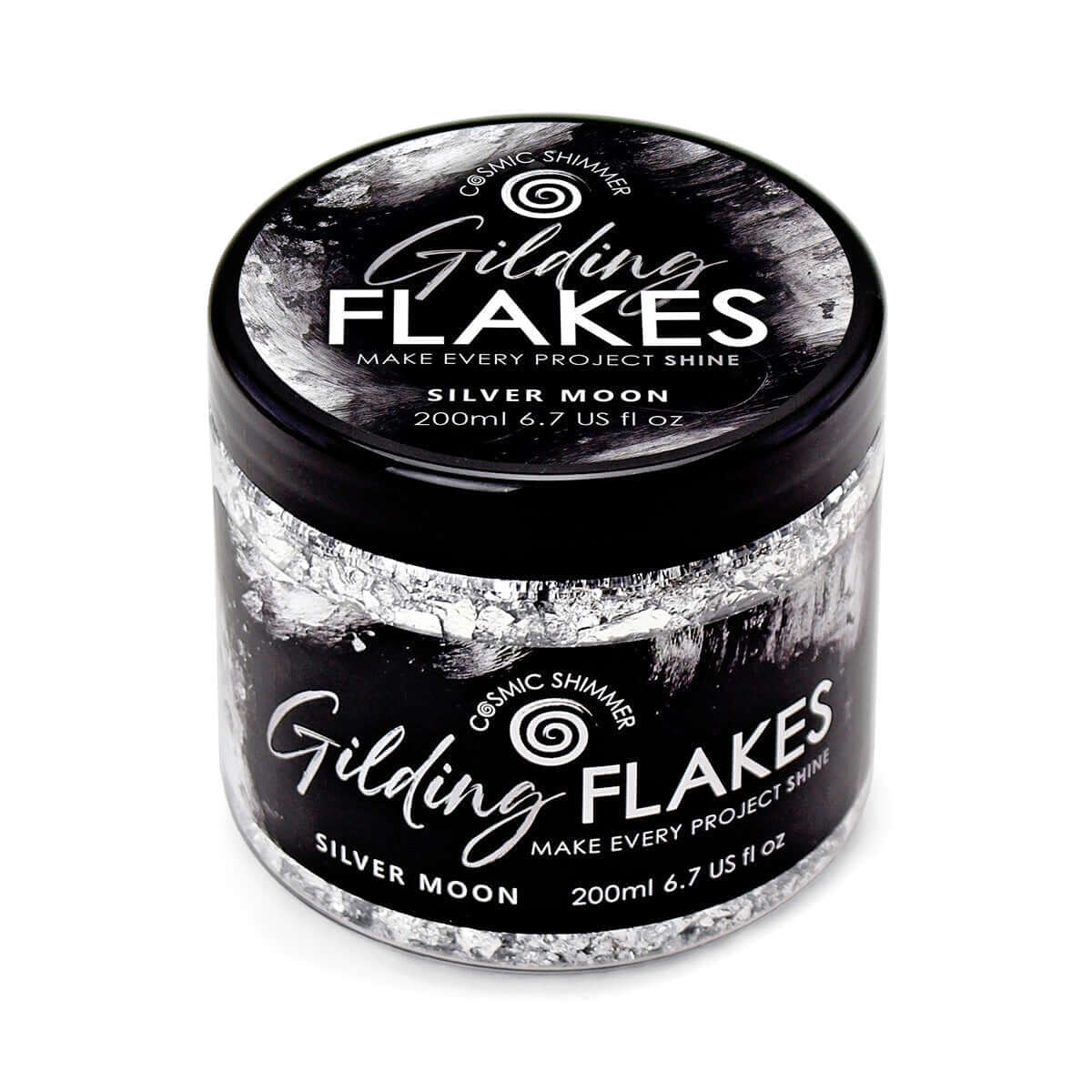 Cosmic Shimmer Gilding Flakes Silver Moon