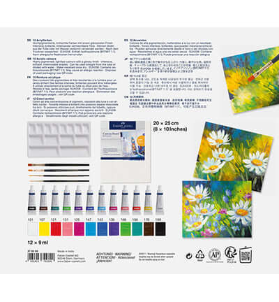 Acrylic verf set van Faber-Castell