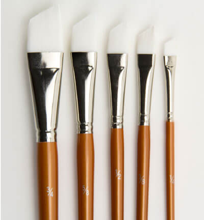 Artist Brush Set 5x Angular – Schuine penselen set