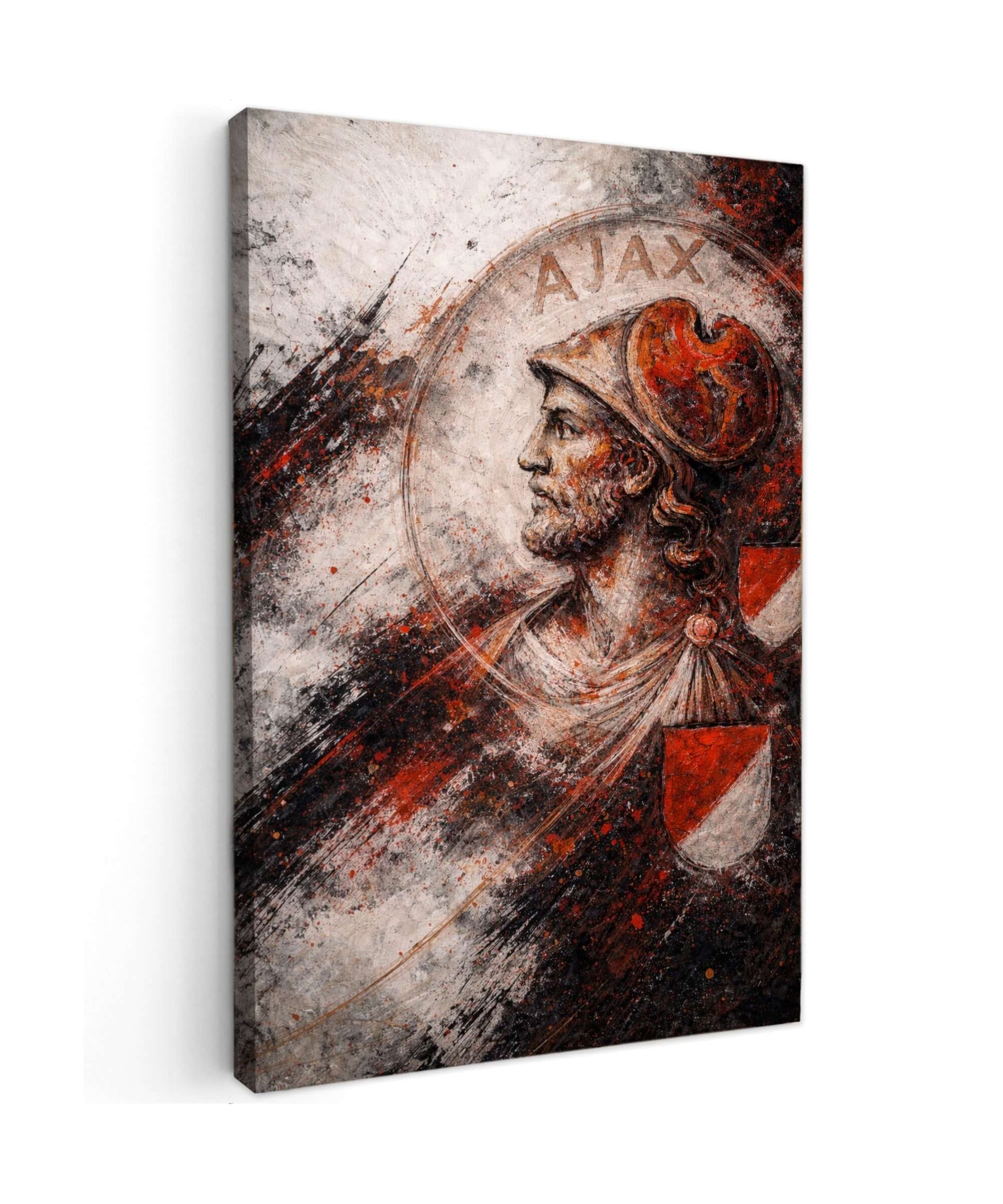 Canvas Schilderij AJAX in Beweging