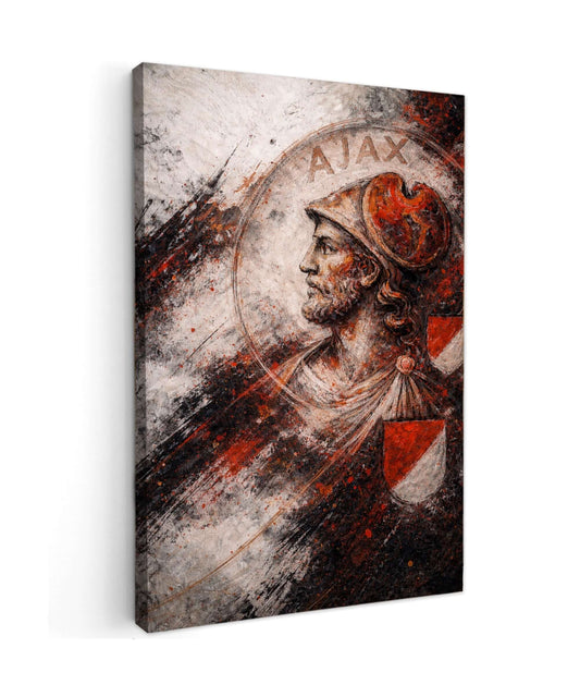 Canvas Schilderij AJAX in Beweging