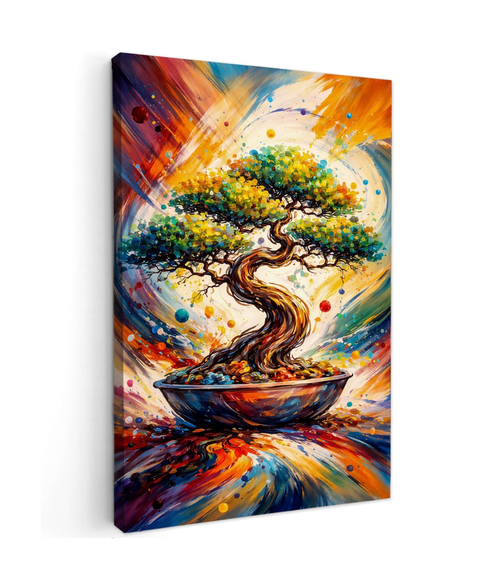 Canvas Schilderij Abstracte Bonsai