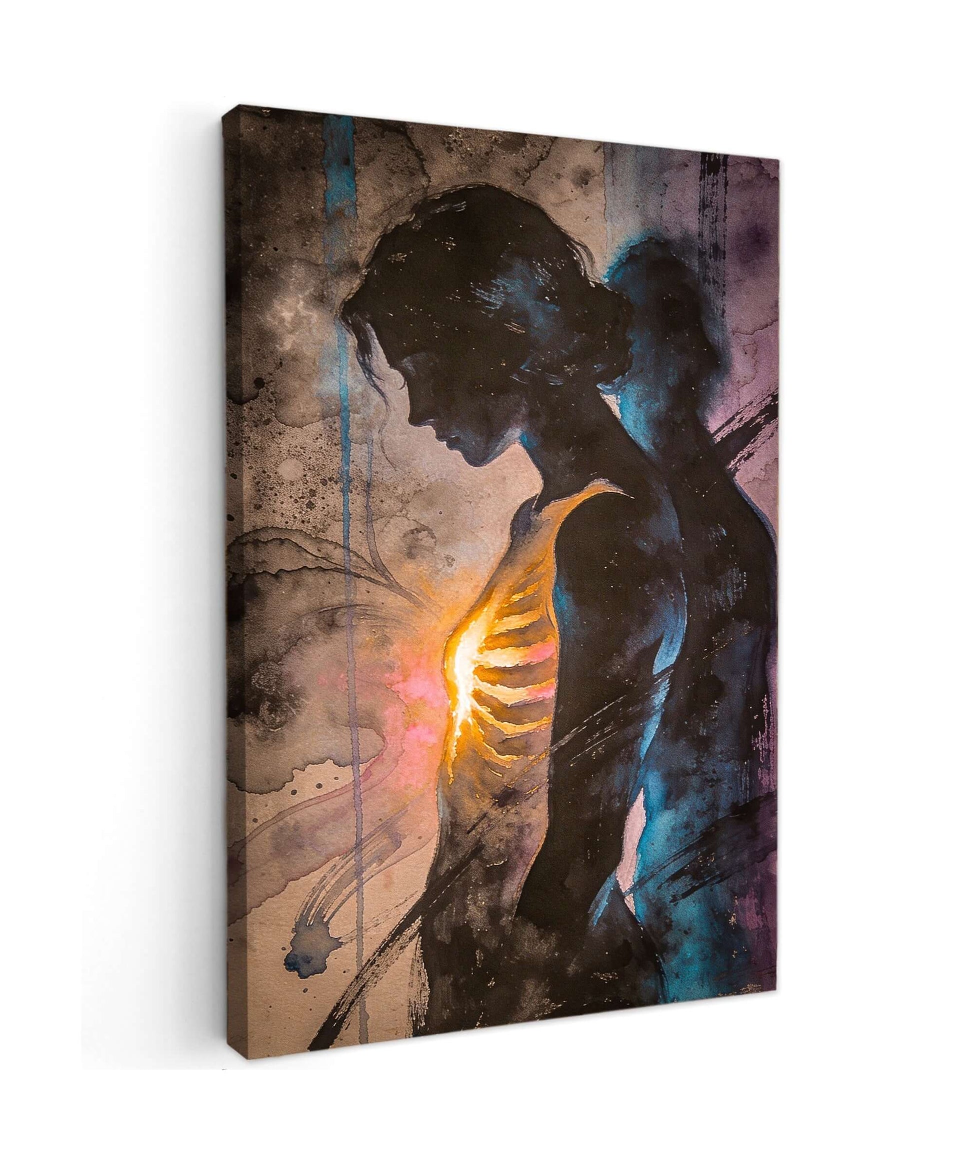 Canvas Schilderij Abstracte Innerlijke Lucht