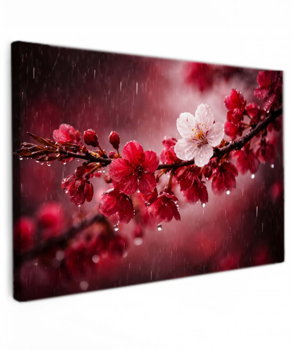Canvas Schilderij Regenbloesem Kunst