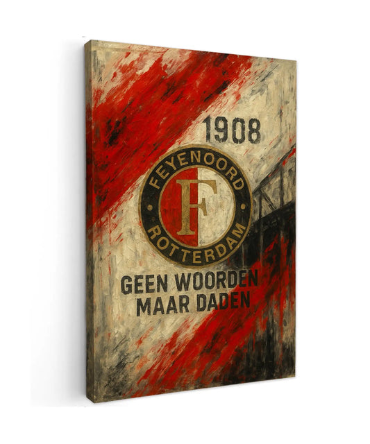 Canvas schilderij Feyenoord 1908
