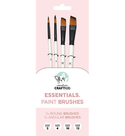 CraftLab Brushes Set of 4 Essentials nr. 08 – 4-delige