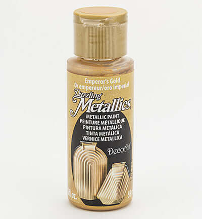 DecoArt Dazzling Metallics Emperor's Goldl 59 ml – parelmoer metallic acrylverf