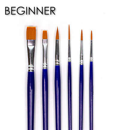 DecoArt Designer Series Beginner Set – 6-delige penseelset