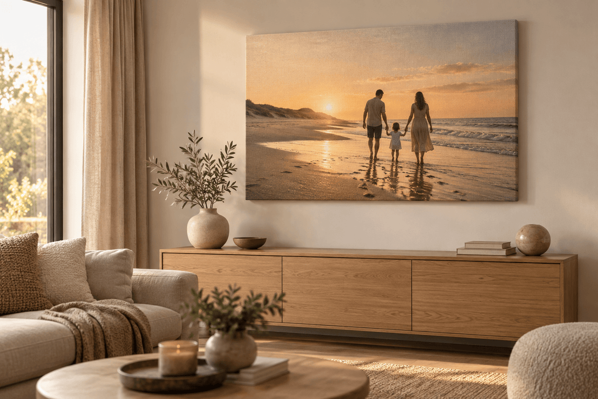 Eigen foto professioneel afgedrukt op canvas
