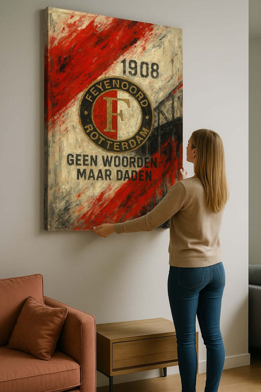 Canvas schilderij Feyenoord 1908