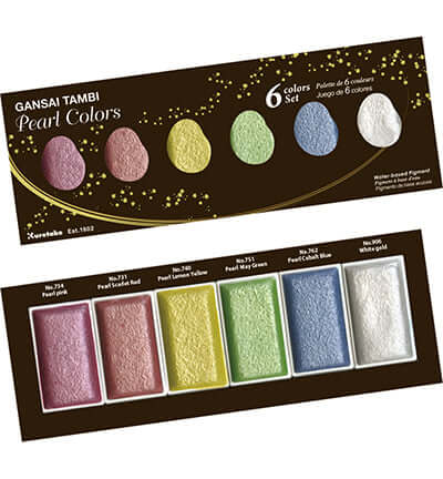 Gansai Tambi sprankelende parelmoer aquarelverf