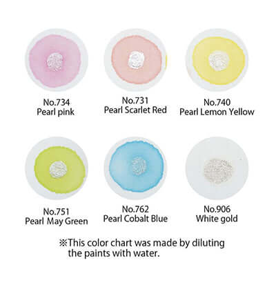 Gansai Tambi sprankelende parelmoer aquarelverf