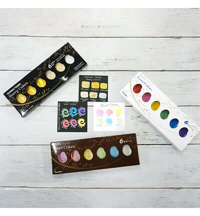 Gansai Tambi sprankelende parelmoer aquarelverf