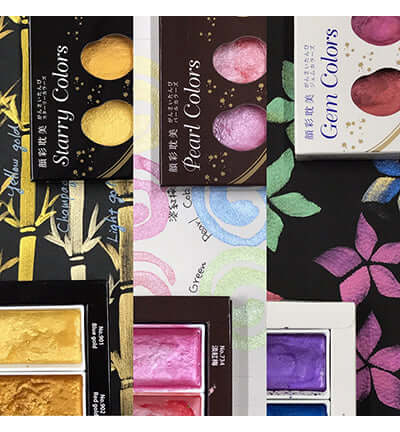 Gansai Tambi waterverf – sprankelende aquarelverf 