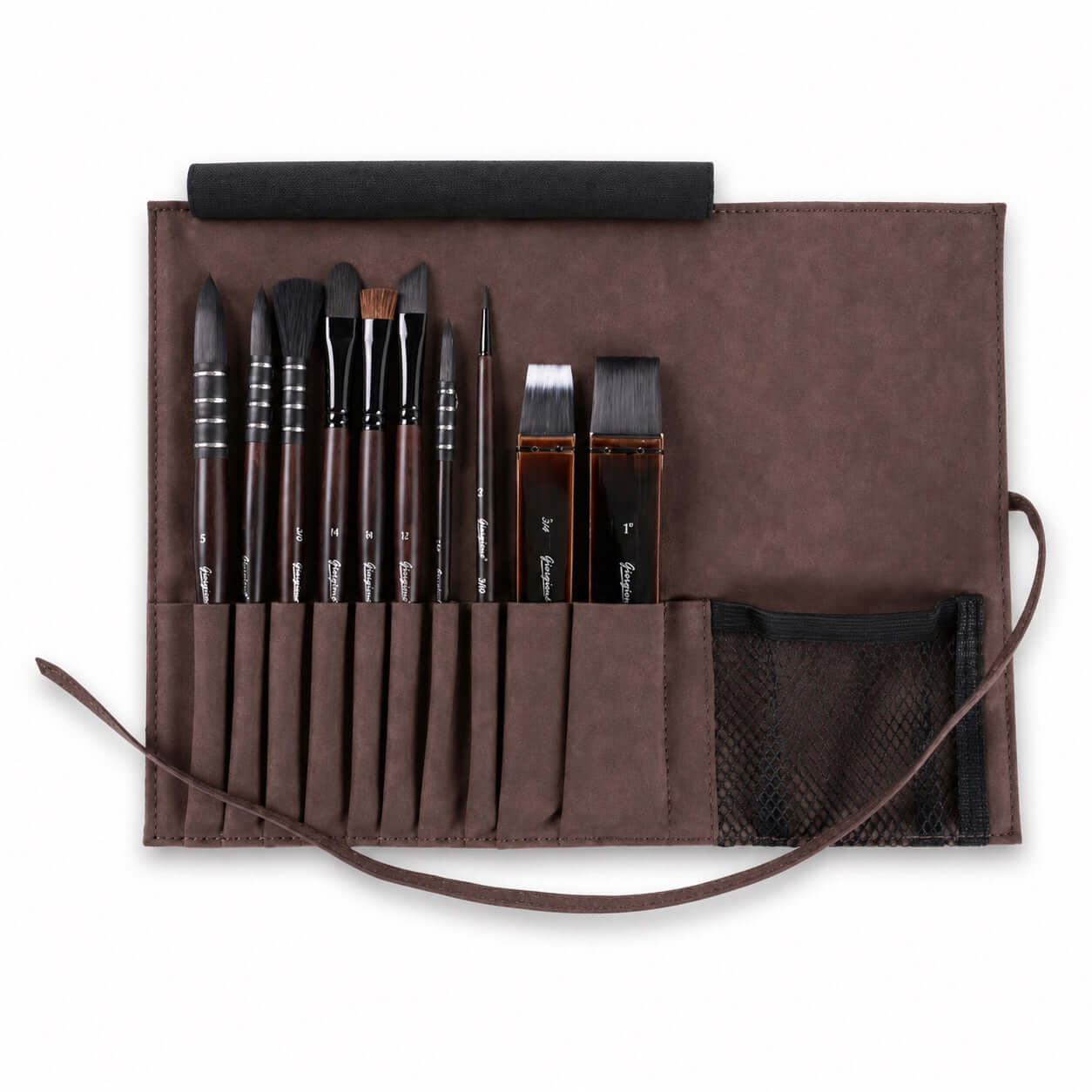 Giorgione Professionele Aquarel Penselen set 10-delig met Luxe Etui