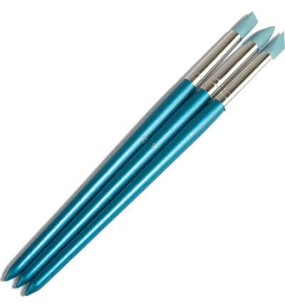 Hobby Crafting Fun rubberen penselen – set van 3