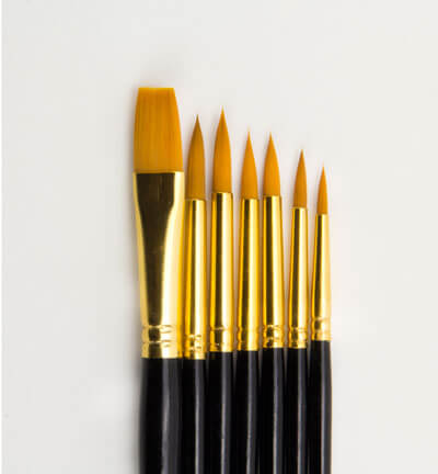 Hobby & Crafting Fun Artist Brush Set – 7-delige penselen set