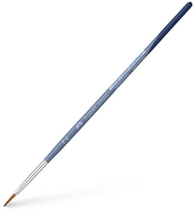 Faber Castell penselen – ronde maat 2 schilderpenselen voor acryl, olie en aquarel