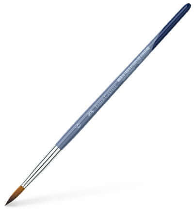 Faber Castell penselen – ronde maat 6 schilderpenselen voor acryl, olie en aquarel