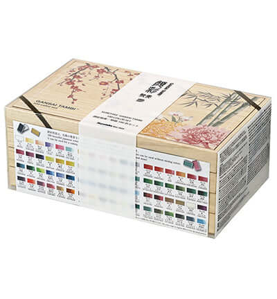 Kuretake Gansai Tambi 100 Color Set 4 – Limited Edition 2025 | Professionele Japanse Waterverf