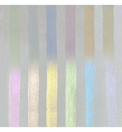 Gansai Tambi Opal Colors met iriserende strepen op een witte achtergrond