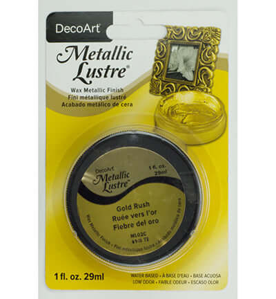 ML02C-28 Metallic Lustre Gold Rush – watergedragen metallic wax pasta met glans