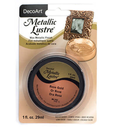 ML15C-28 Metallic Lustre Rose Gold – watergedragen metallic wax pasta met glans