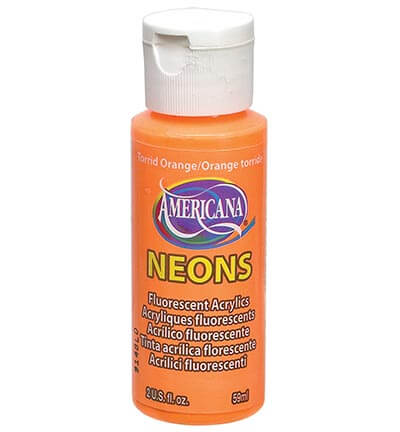 decoart ameriana Neon Torrid Orange