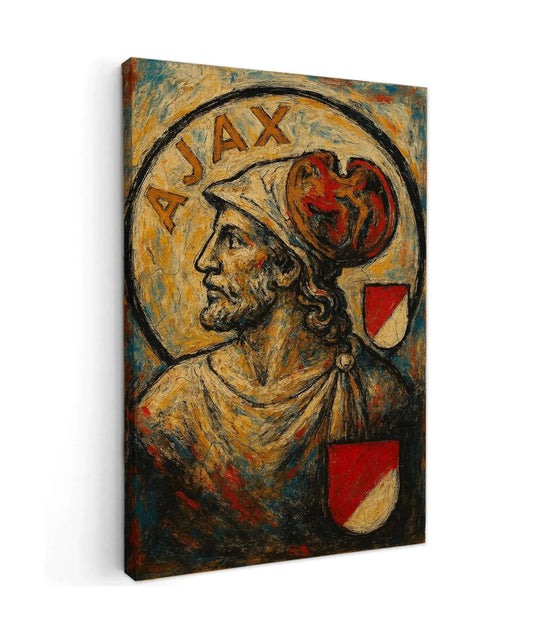 Old AJAX Abstract - Online Schilderij - Canvas Schilderij