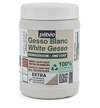Pébéo One Coat White Gesso – Witte Gesso Primer