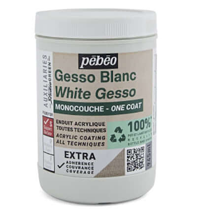 Pébéo One Coat White Gesso – Witte Gesso Primer