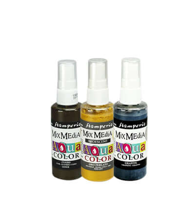 Stamperia Aquacolor White Christmas set met 3 kleuren van 60 ml KAQXWG