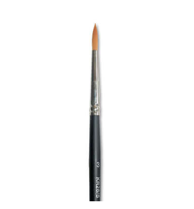Stamperia Drop Point Brush maat 3 fijn druppelpenseel KR28/S