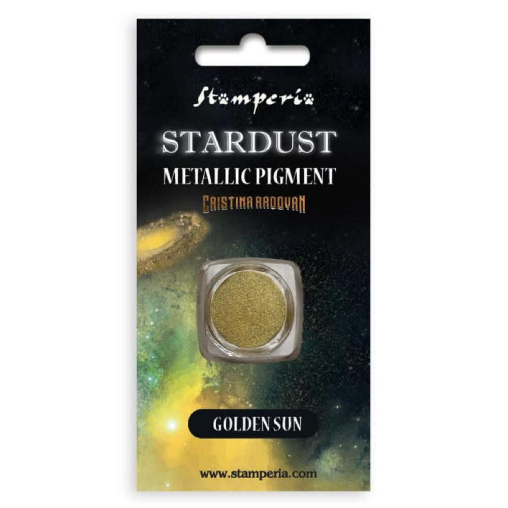 Stamperia Stardust Pigment Golden Sun goud