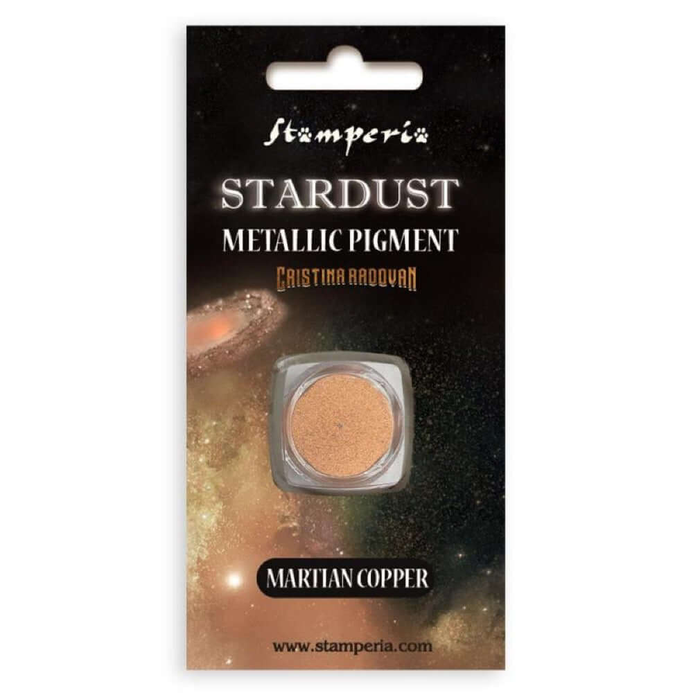 Stamperia Stardust Pigment Martian Copper koper