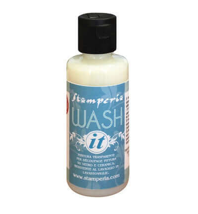 Stamperia Wash It waterbestendige transparante vernis 80 ml KE36M