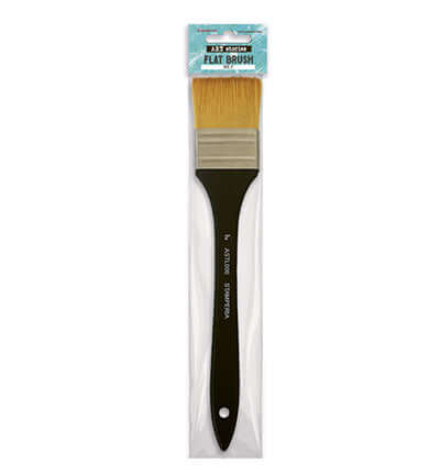 Stamperia Flat Brush Size 2 – Platte Penseel voor Acrylverf, Mixed Media & Decoupage