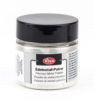 ViVa Decor Edelmetall Pulver Zilver metallic pigmentpoeder 5 gram