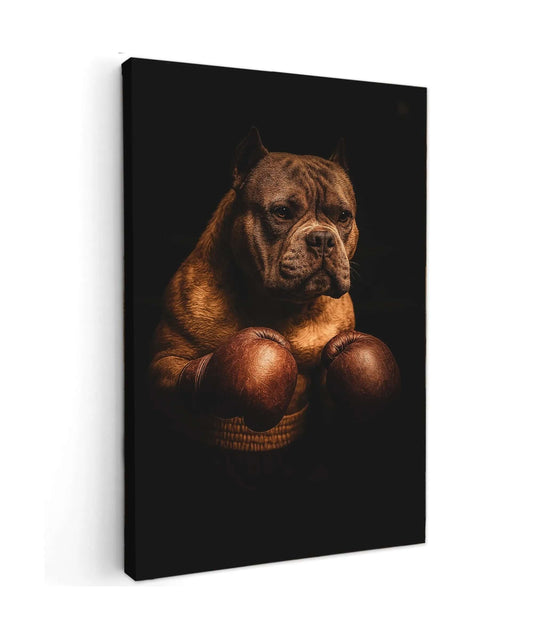Boxer Bulldog - Online Schilderij - Canvas Schilderij