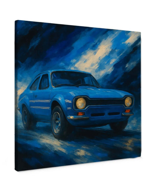 Escort Bleu Memories - Online Schilderij - Canvas Schilderij