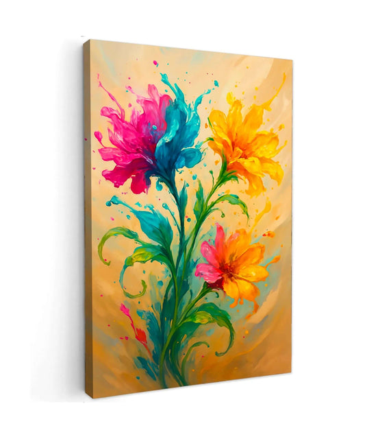 Watercolor Florals - Online Schilderij - Canvas Schilderij