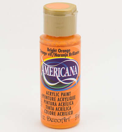 decoart Bright Orange Americana