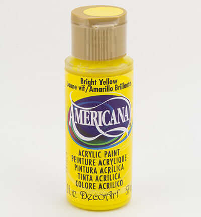 decoart Bright Yellow Americana