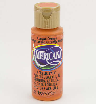 decoart Canyon Orange Americana