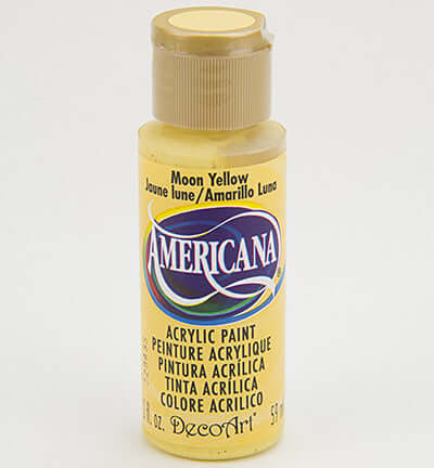 decoart Moon Yellow Americana