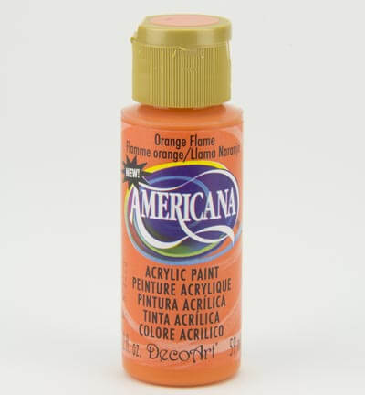 decoart Orange Flame Americana