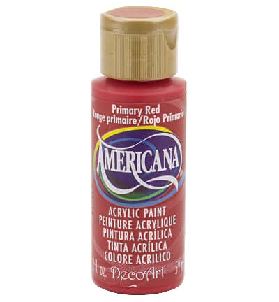 decoart Primary Red Americana