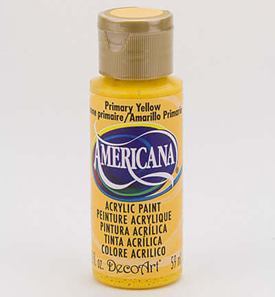 decoart Primary Yellow Americana